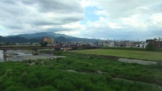 preview picture of video '山形新幹線 E3系 とれいゆ つばさ2号 車窓2 村山～山形 View from Shinkansen'