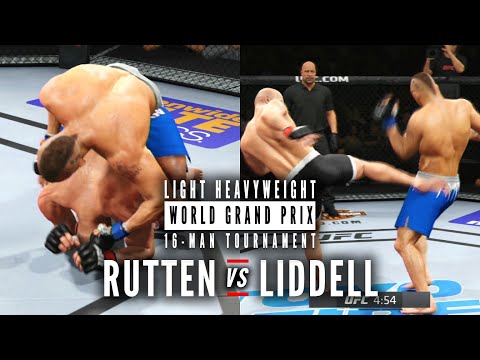 EL GUAPO vs ICEMAN! Bas Rutten vs Chuck Liddell | 7th Match | 16-MAN LIGHT HEAVYWEIGHT GRAND PRIX