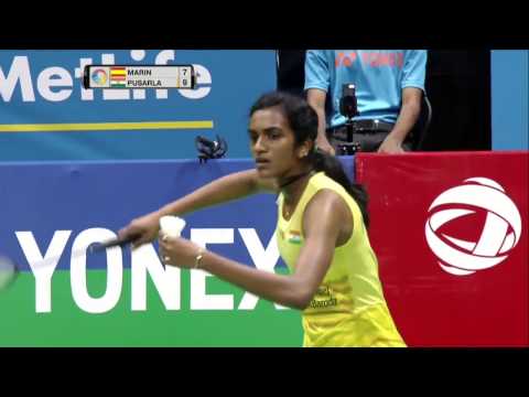 Yonex Sunrise India Open 2017 | Badminton F M5-WS | Carolina Marin vs Pusarla V. Sindhu