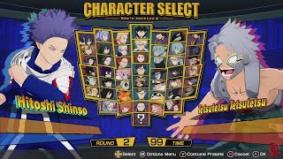 My Hero One's Justice 2 - All Characters + DLC (Hitoshi Shinso) *Updated*