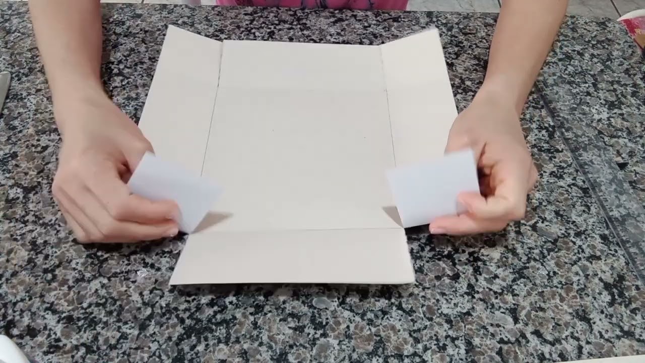Caixa fácil de papel cartão