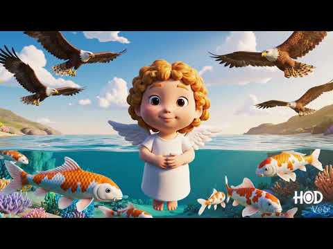 Creation Story Day 5 | God Made Fish & Birds 🐟🕊️ | HOD Comic Bible Story | Bible for Kids
