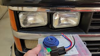 Chevy OBS headlight harness with relay