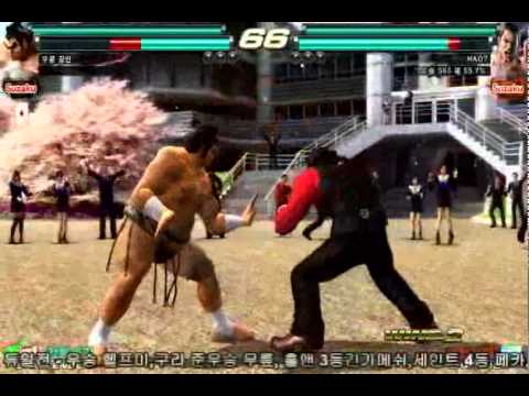 TTT2 23Dan DeathMatch Hao(Jin & Feng) vs Saint(Ganryu & Bob).mkv