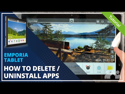 Emporia Tablet - How to delete apps / How to uninstall apps • 📱 • 🔲 • 🚮 • Tutorial