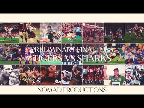 NSWRL Preliminary Final, 1988 - Balmain Tigers vs Cronulla Sharks