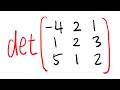 How To Find The Determinant Of A 3 By 3 Matrix 3 Ways Linear Algebra Tutorial