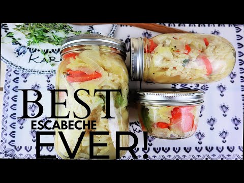 Best Homemade Pickled Vegetables | Guatemalan Style Escabeche | Quick Refrigerator Pickles