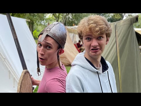 Wir kämpften gegen eine Wikingerhorde...