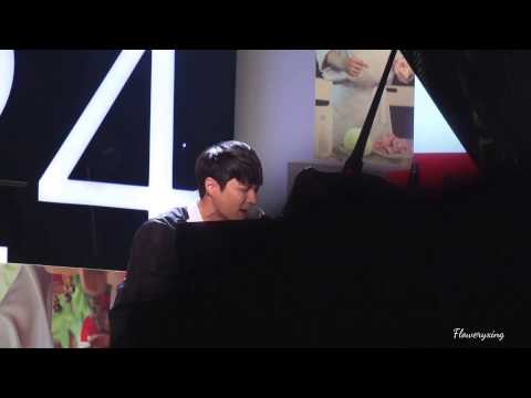 150915 带你去见TA EXO LAY 장이씽 피아노 연주+노래 직캠
