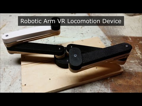 A VR locomotion device based off robotic arms