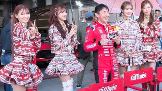 【松田次生選手 / 広瀬晏夕🍈/央川かこ/辻門アネラ/一之瀬優香/一ノ瀬のこ/佐々木美乃里/林れむ / Rio    】SuperTaikyu  最終戦  ピットウォークの模様  2024.11.17