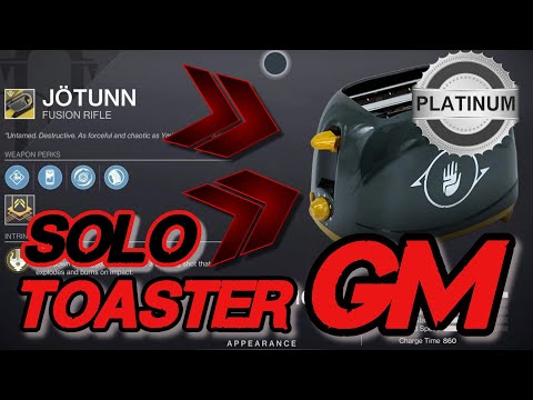 JOTUNN Exotic Fusion: EASILY SOLO 1370 GRANDMASTER Nightfall Lake Of Shadows (Platinum) TITAN