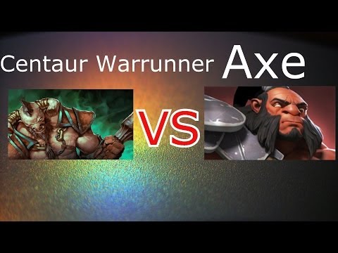 Неравная Битва! Axe VS Centaur Warrunner!