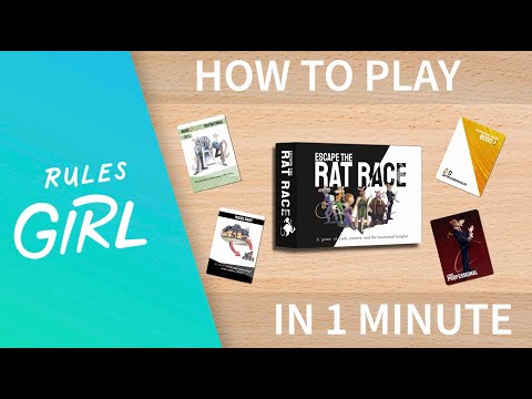 How to Play Escape the Rat Race in 1 Minute - Rules Girl