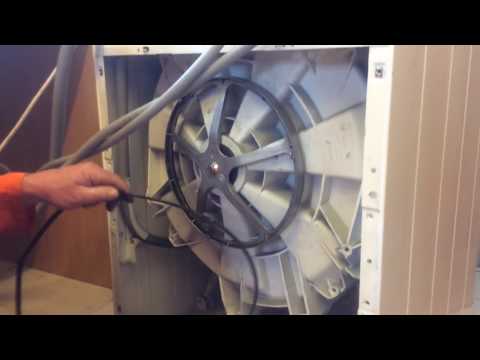 Replacing brushes on a Bosch washing machine.