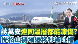 蔣萬安提松山機場遷移「郭正亮秒吐槽」：不可能實現！ 後山醫師喊「千萬毋湯」：台東醫療會先垮！｜三立新聞網 SETN.com