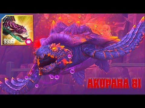 HENODUS 99 VS AKUPARA 81 | JURASSIC WORLD THE GAME