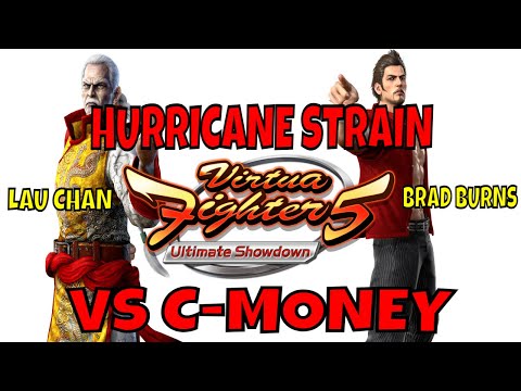VF5US- C-MONEY VS HURRICANE STRAIN! (Virtua Fighter 5: Ultimate Showdown)- Lau Chan VS Brad Burns.