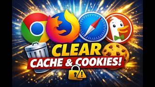 Clear Browser Cache & Cookies (Chrome, Firefox, Safari, DuckDuckGo) | What You MUST Know First