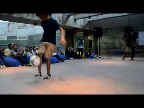 Freestyle Football and Break dance - Street Crew, BNfreestyler And Magicx From #حكاوي_Teens