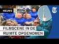 Zien: filmploeg brengt historische groet vanuit ruimte