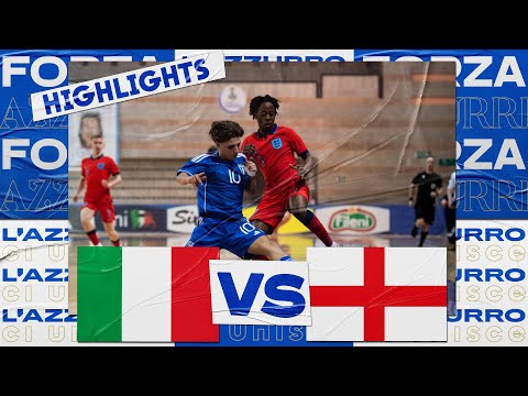 Highlights: Italia-Inghilterra 2-2 | Futsal | Under 19 | Qualificazioni Euro 2023
