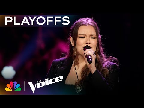 Aubrey Nicole Stuns with Striking "Black Velvet" Performance | The Voice Playoffs | NBC