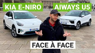 Kia e-Niro vs. Aiways U5 : la Chine avance ses pions