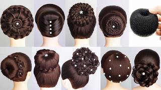 TOP 9 Easy Bun Hairstyles with Donut for Wedding | Simple & Stylish Hairstyles for Women