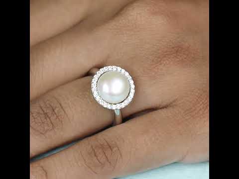 SMJ moti ring Metal Pearl Ring Price in India - Buy SMJ moti ring Metal Pearl  Ring Online at Best Prices in India | Flipkart.com
