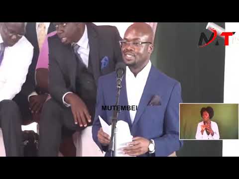 RAYMOND OMOLO SPEAKS IN HIS HOME COMING IN IN HOMABAY AFTE BUYING AUDIENCE