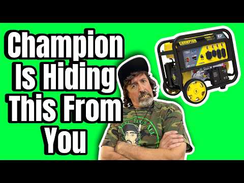Champion Doesn't Want You To Know This About Their Generators