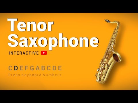 YouTube Saxophone - Play on YouTube with number keys