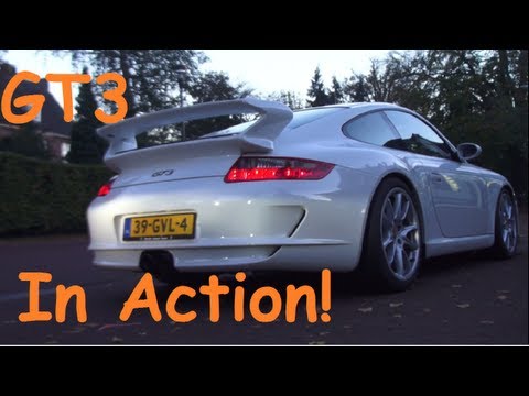 (HD) Porsche 997 GT3 MKI in Action! LOVELY sounds! Accelerations and Downshifts!