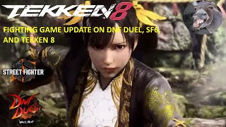 Information recap on DNF Duel, SF6, and Tekken 8 character reveal and Beta opinions.