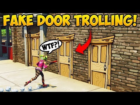 NEW *FAKE DOOR* TROLL! - Fortnite Funny Fails and WTF Moments! #295 Video