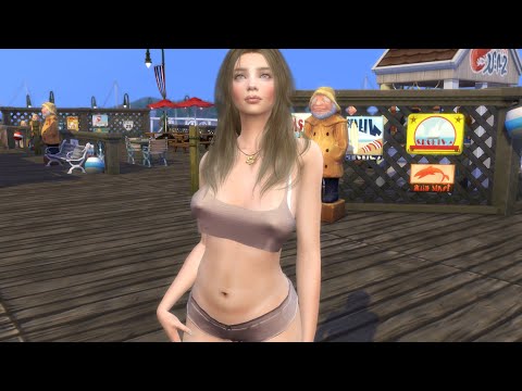sims alpha cc style download brown hair female Alexandra Ciobanu by Bonita100 Game Video Preview