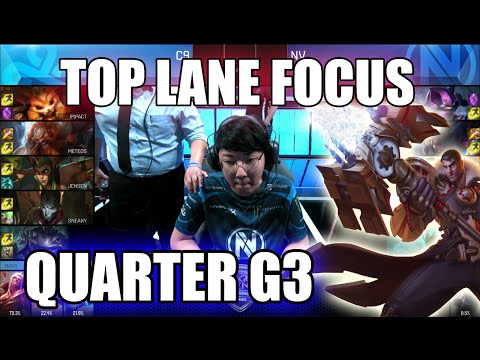 C9 vs NV Game 3 - Top Lane Focus Cast | Quarter Finals S6 NA LCS Summer 2016 | Cloud 9 vs EnVyUs G3