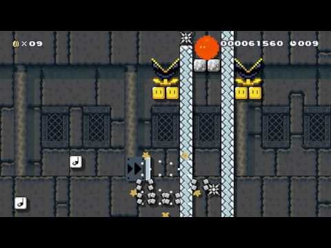 Super Mario Maker: Spinning Time Bomb 2!