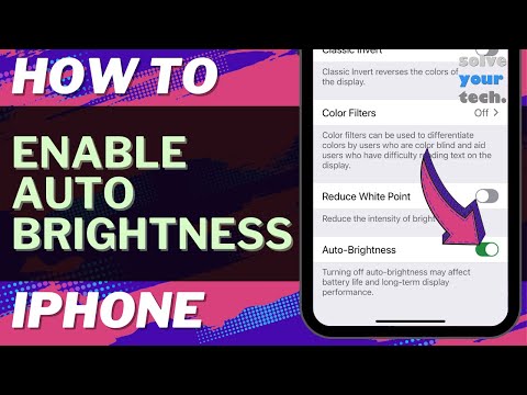 iOS 17: How to Enable Auto Brightness on iPhone