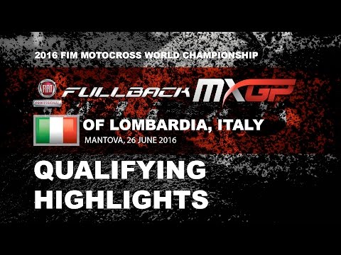 MXGP Qualifying Race Highlights FULLBACK MXGP of Lombardia-Italy 2016