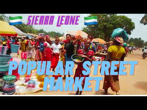 Most busy street market in Sierra Leone 🇸🇱 Local Luma Market, Africa Village Life Market