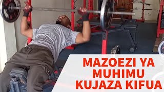 Mazoezi ya kujaza/kujenga kifua (Chest workouts)