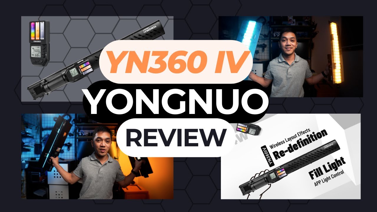 Yongnuo YN360 IV LED Video Stick Ice Light DEFINITIVE & IN-DEPTH REVIEW