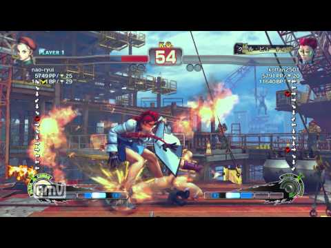 nao-ryui [Cammy] vs kottan2501 [C.Viper] SSF4 AE Japanese Online Ranked Matches