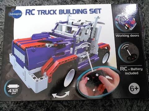 RC truck building kit set toy camión desmontable radio control teledirigido imaginariun niños
