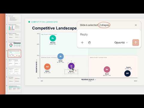 Refining a PowerPoint with Claude