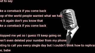 Kane Brown - Comeback (lyrics)