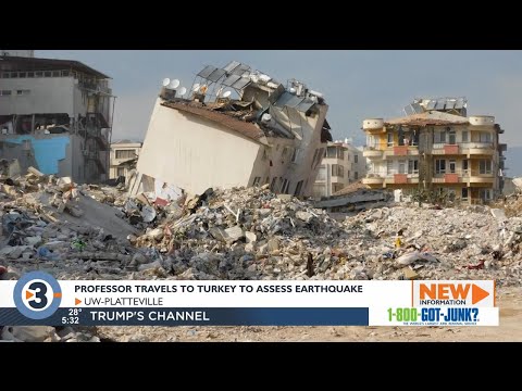 UW-Platteville professor travels to Turkey to survey earthquake damage